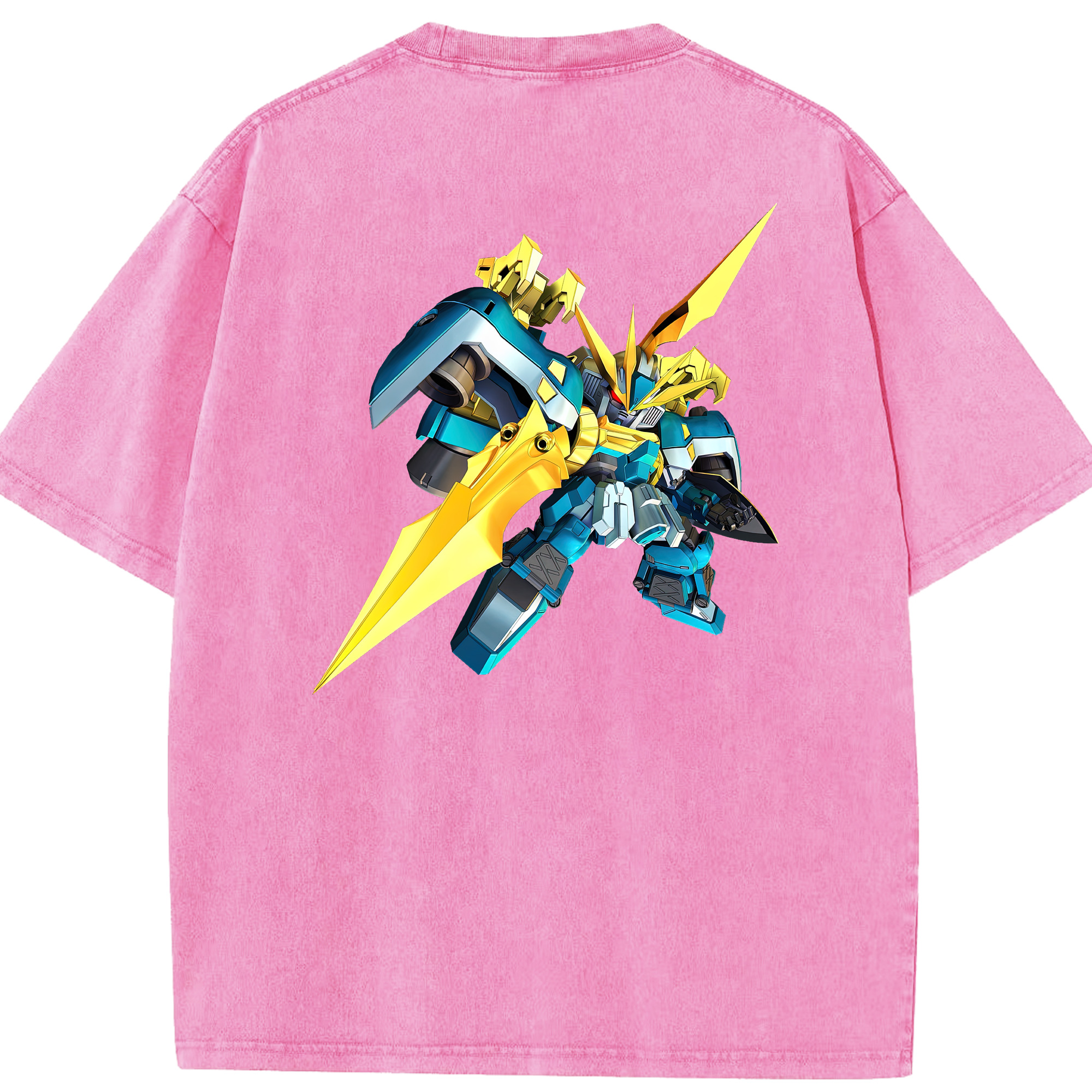 （画像用） 機動戦士ガンダム Mobile Suit Gundam 綿100% ヴィンテージ風 半袖Tシャツ（背面プリント）
